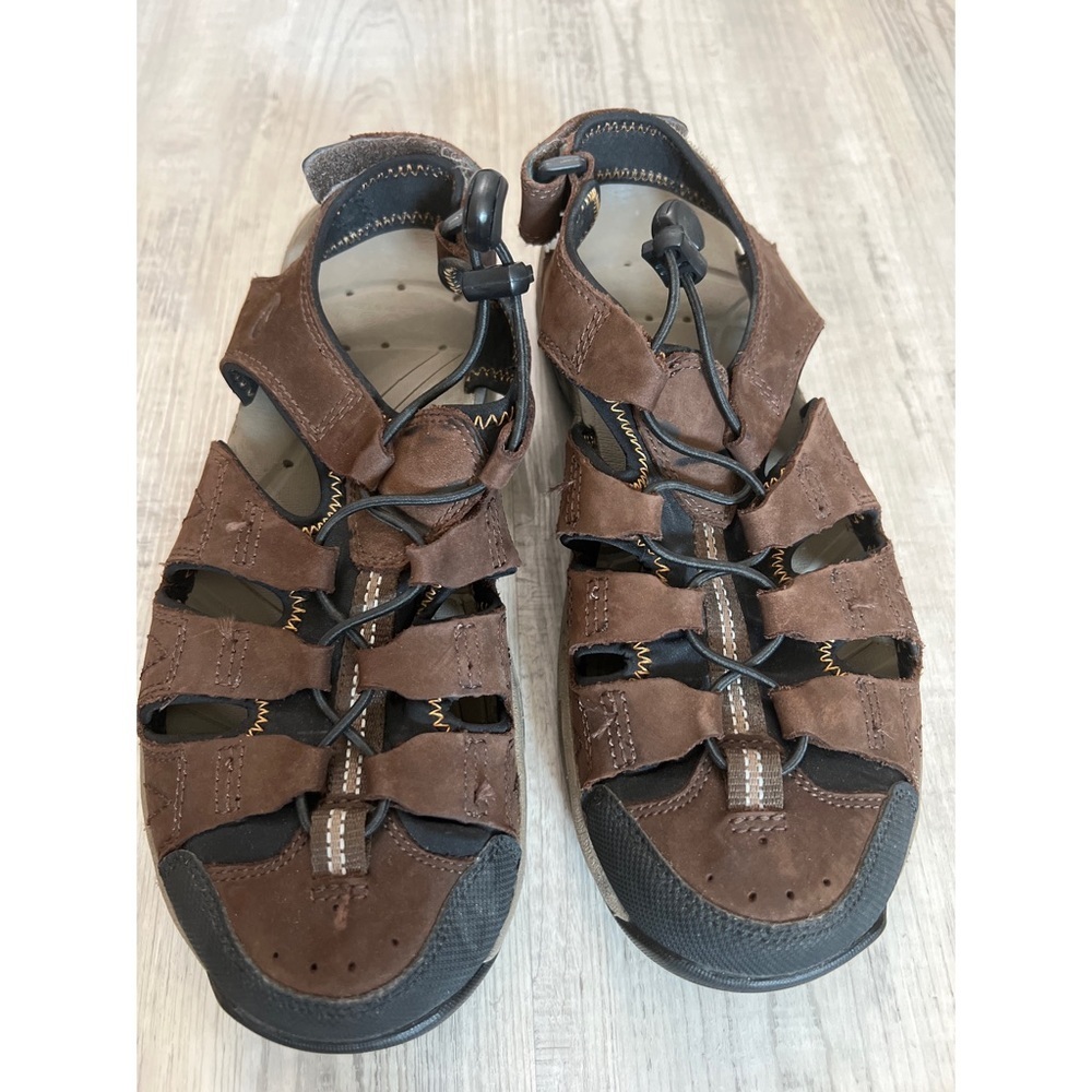 Abeo Men’s Brown B.I.O System Outdoors Trail Sandals Size: 9N Shoes Egan H2O